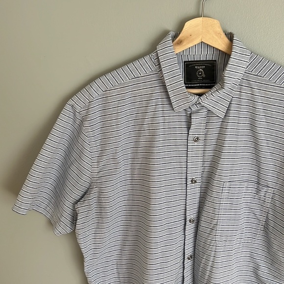 Maker & Company Premium Cotton button down short sleeve - XL - Picture 3 of 7